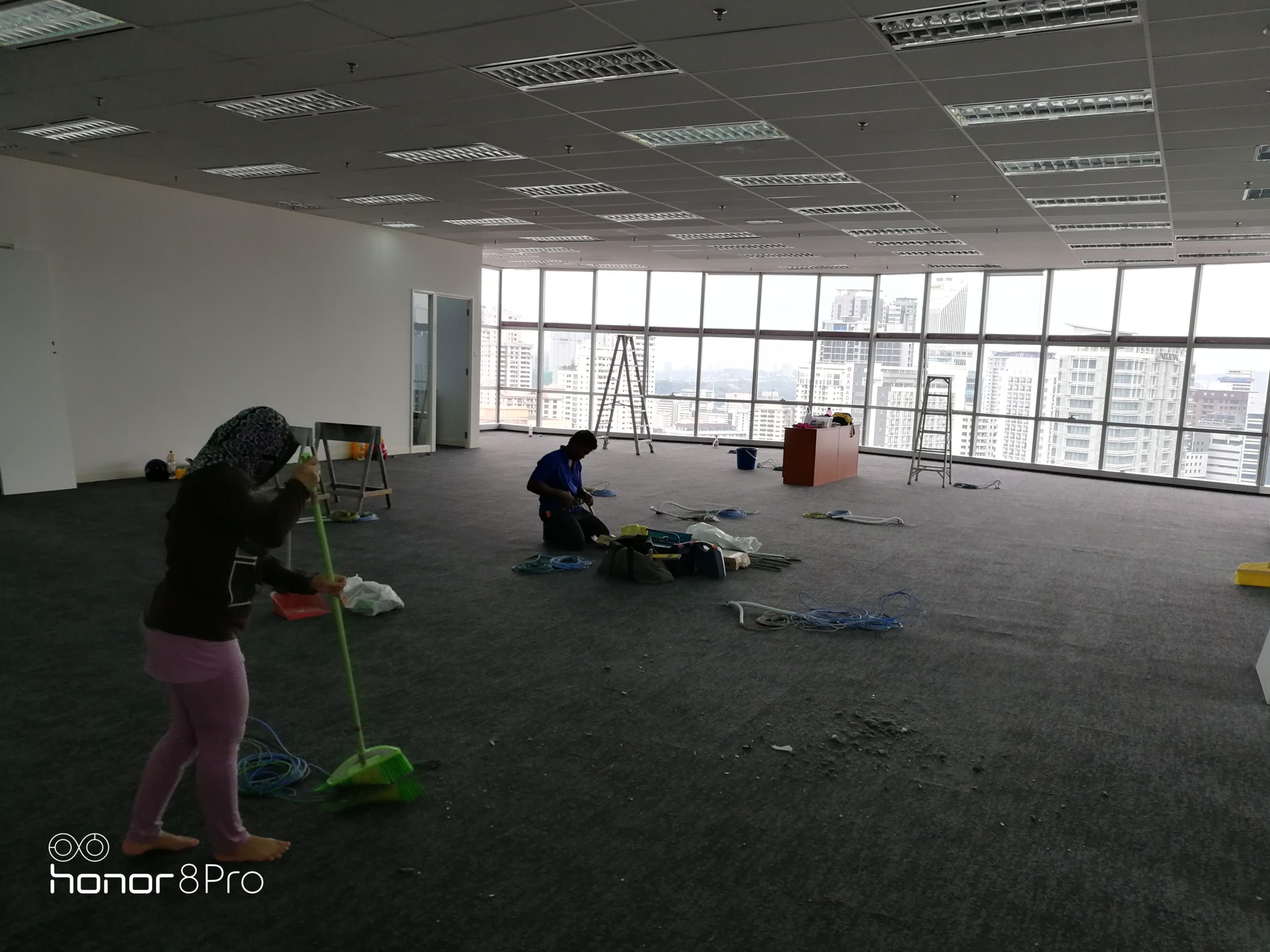 Natasya team working inside an office premises