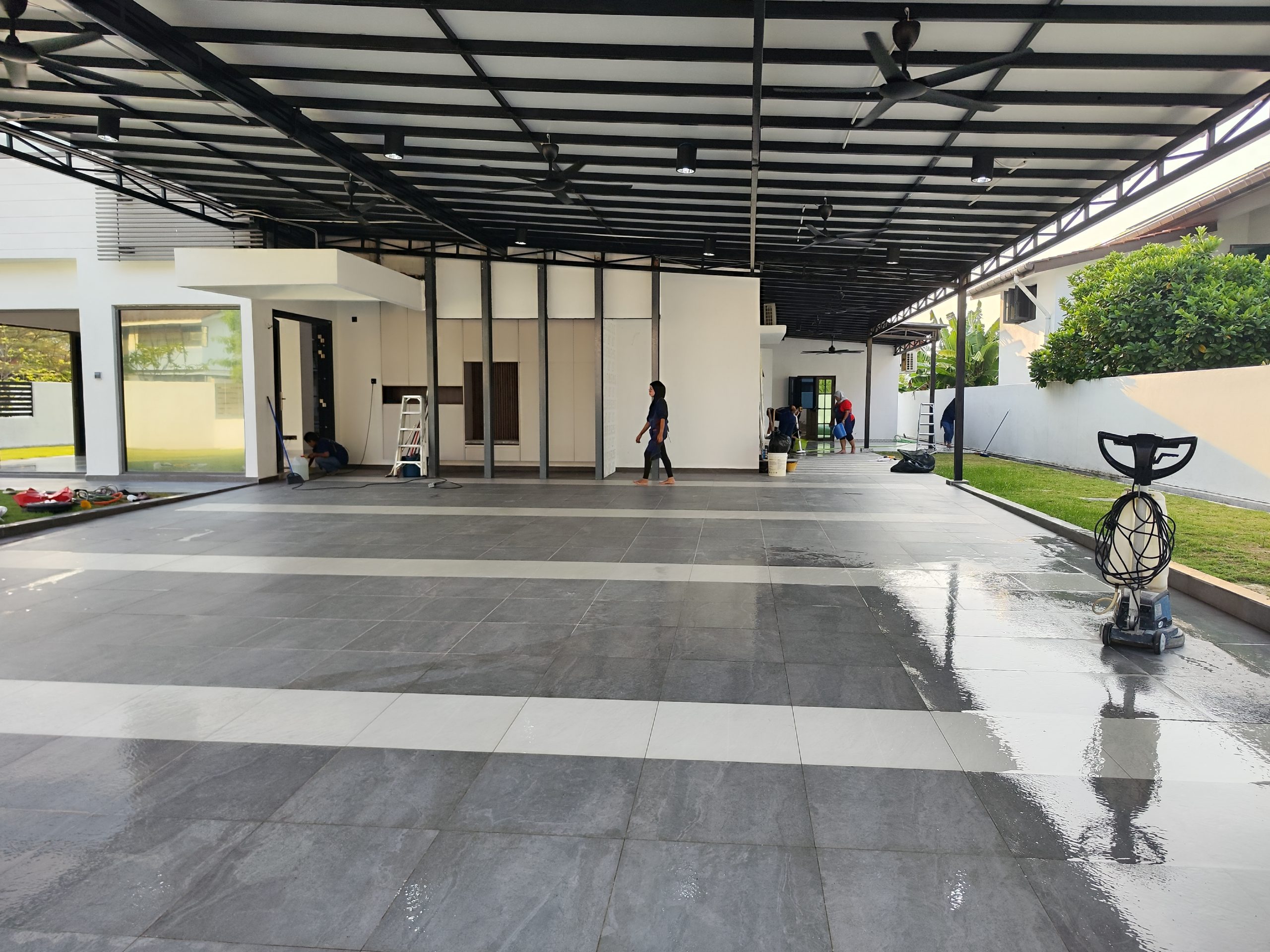 Natasya team cleaning a residential property
